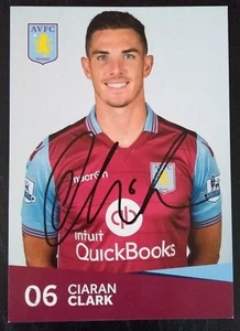 Ciaran Clark - Hand Signed UNDEDICATED Club Card - Aston Villa Football Club - Picture 1 of 1
