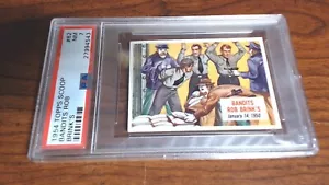 1954 Topps Scoop BANDITS ROB BRINK'S #62 PSA 7 quasi nuovi - Foto 1 di 3