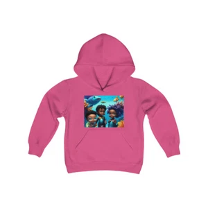 Youth Heavy Blend Hooded Sweatshirt - Picture 1 of 71