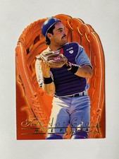 Mike Piazza 1996 Flair Hot Gloves Rare Die Cut Insert HOF #7 Dodgers