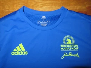 April 2022 Adidas 126th B.A.A. BOSTON MARATHON (SM) Long Sleeve Shirt - Picture 1 of 5
