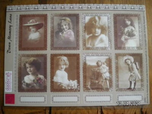 Lovely Die Cut Toppers by Doolicraft. 'Down Memory Lane D197' (203) M - Picture 1 of 3