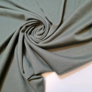 Khaki Ponte Roma Jersey Material Stretch Craft Dress Fabric 58" By Meter - Picture 1 of 3