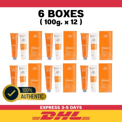 6x WELLA Straight Hair Intense Resistant Creatine+N/R Cream Wellastrate - image 1 of 4