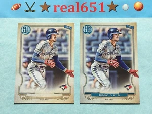 2020 Gypsy Queen Missing Nameplate #223 CAVAN BIGGIO Parallel + Base Lot | Jays - Picture 1 of 9