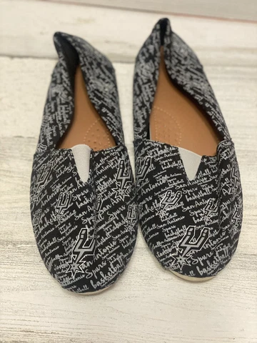 San Antonio Spurs Slip On Ladies Shoes Size Large - See Photos For Measurements! Cover