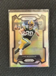 2023 Panini Prizm Luke Musgrave Silver Prizm Rookie RC #337 Green Bay Packers - Picture 1 of 2