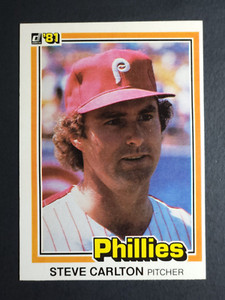 1981 Donruss Baseball #33 Steve Carlton Philadelphia Phillies *EX/NRMT* *HOF*