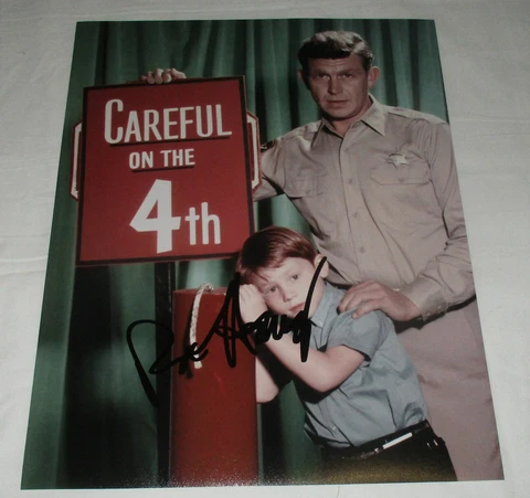 RON HOWARD SIGNED THE ANDY GRIFFITH SHOW 11X14 PHOTO Cover