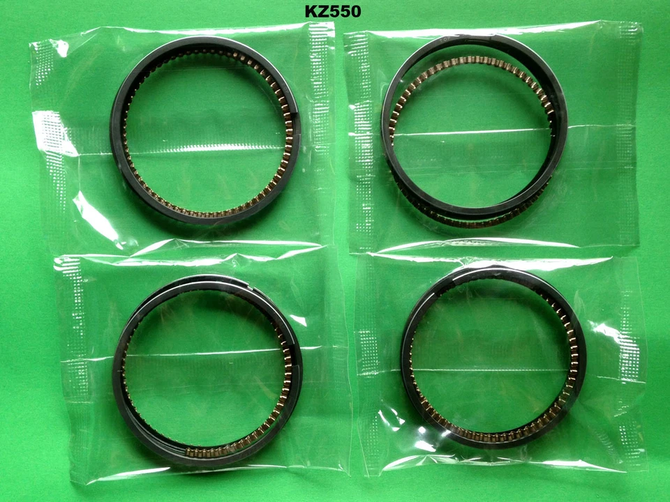 Juego de anillos de pistón Kawasaki KZ550 x4 STD 1300 1980 1981- 1984 Z550 GPZ 13008-1009 Foto 1 de 1