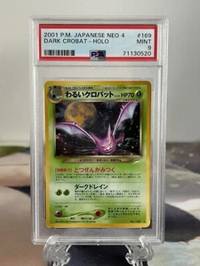 Pokemon Card Dark Crobat - Japanese Neo Destiny Set No. 169 - PSA 9 MINT Holo - Picture 1 of 2