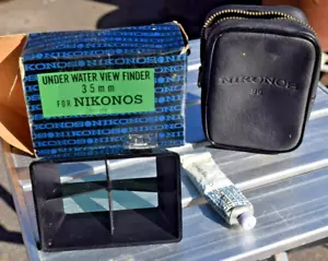 Nikon NIKONOS Underwater Frame View Finder for 35mm 80mm Lens , Case & Box - Picture 1 of 5