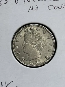 1883 Liberty V Nickel No Cents Unzirkulierter Zustand - Bild 1 von 2