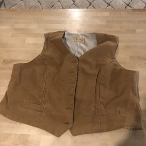 Vintage Scully Vest Mens pocket Brown Canvas Button Up Western Cut - Picture 1 of 10