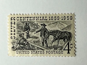 Scott 1130- Silver Centennial, Henry Comstock- MNH- 4c 1959- unused LOC 183 - Picture 1 of 1