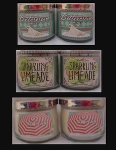 Bath & and Body Works 14.5 oz SCENTED 3 WICK CANDLES Lot of 2 You Pick Sent - Picture 1 of 99