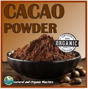 ✅ Organic Cacao / Cocoa Powder - Peruvian Mood Boosting - Raw Natural Superfood - Picture 1 of 2