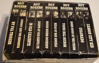 10 Roy Rogers Collection VHS Tapes Video Boxed Set Vintage Western good used - Image 1 of 4
