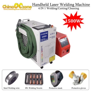 1500W Laser Welder Machine Cleaning Cut Rust Paint Removing 4 in1 HandheldWelder - Picture 1 of 13