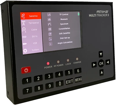 Amiko Multitracker 3 DVB-S/S2/DVB-T/T2/DVB-C Spektrum Combi Messgerät Satfinder - Bild 1 von 2