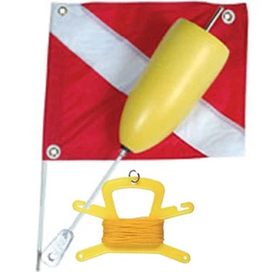 Scuba Dive Flag and Float 2 piece with optional line & handle marker buoy bouy - Picture 1 of 5