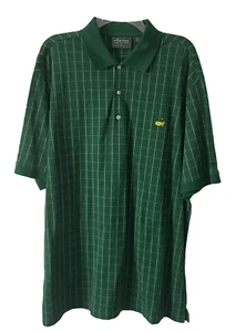 Polo Masters Collection verde anni 60 due strati cotone mercerizzato uomo taglia XL - Foto 1 di 9