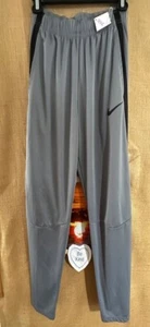 Nike Hombre’s L Gris Negro Rayas Pantalones Deportivos Bolsillos Cordón Cintura Elástica - Imagen 1 de 5