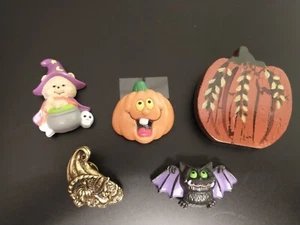 Vintage Halloween Pins und ein Camco Gold Füllhorn Pin  - Bild 1 von 7
