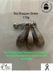 Fishing Sinkers Snapper/Bank - 6Oz (170G) - 28 Pack (4.8Kg) - Free Postage