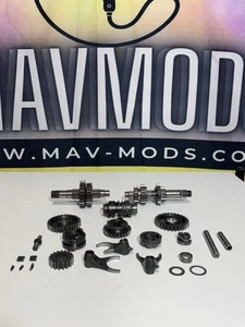 2007 07 RMZ250 TRANSMISSION COMPLETE GEAR BOX GENUINE OEM SUZUKI RMZ 250 07-09 - Picture 1 of 24