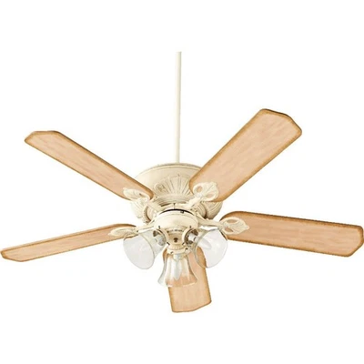 Chateaux - 52 Inch Ceiling Fan with 3 Light Fitter Kit Ceiling Fan Quorum - Image 1 of 4