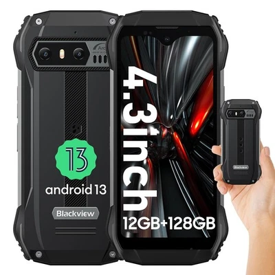 Blackview N6000 SE Mini Outdoor Handy 12GB+128GB 4,3" Dual SIM Smartphone NFC - Bild 1 von 4