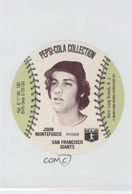 1977 MSA Discs Pepsi-Cola Punched Out John Montefusco - Image 1 of 2