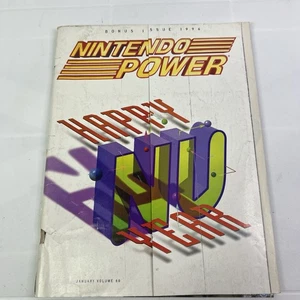 NINTENDO POWER MAGAZINE JANUARY VOLUME 80 BONUS ISSUE 1996 WITH POSTER - Picture 1 of 6