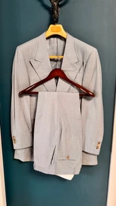 Gucci Mens Suit ( Wool & Silk Material) (Light Blue) - Picture 1 of 5