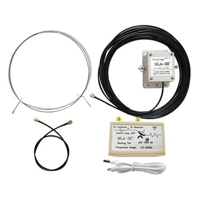-30+ Plus 0,5-30 MHz Aktive -Empfangsantenne, SDR-Loop-Antenne, Rauschar5818 - Bild 1 von 4