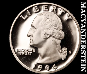 1994-S Washington Quarter - Choice Gem Proof Lustrous No Reserve #D3613 - Bild 1 von 2