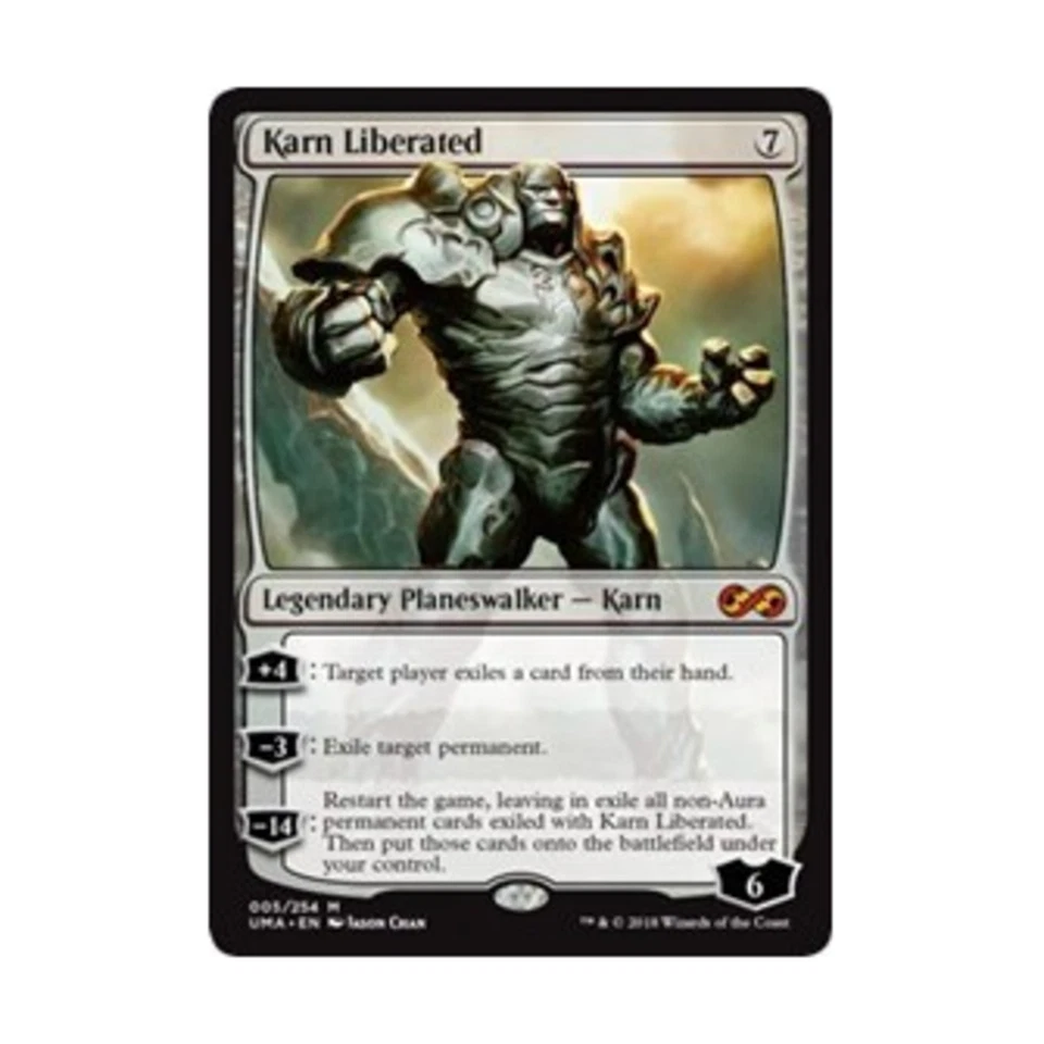WOTC MtG Ultimate Masters Karn Liberated (MR) NM - Image 1 of 1