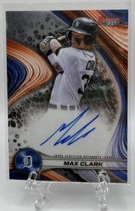 Max Clark 2024 Bowman’s Best - Best Of 2024 On-Card Autograph Auto! Tigers - Picture 1 of 2