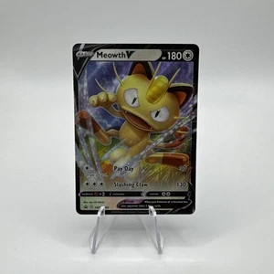 Meowth V SWSH004 SWSH: Sword & Shield Promo Cards Holo - Picture 1 of 2