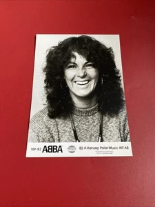 ABBA Photo Anni-Frid Frida 1982 Original 7" X 5" Polar Music Press Promo - Picture 1 of 4
