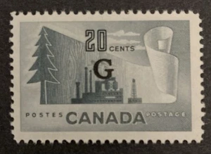 Canada 1950. Forestry. MH. Overprint G. SG.O168 - Picture 1 of 2