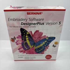Bernina Version 5 Embroidery Software DESIGNER PLUS  In Complete - Picture 1 of 3