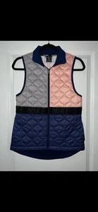 Nike Aerolayer Laufweste Damen Größe Small Blau Pink Full Zip BV3869-697 - Bild 1 von 6