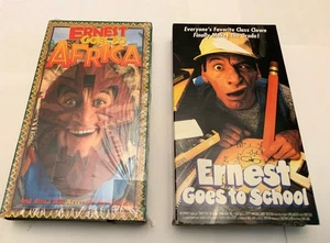 Ernest Goes To Africa/School 2 VHS Lot - Picture 1 of 10