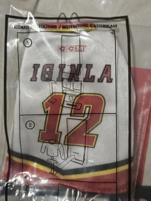 2003 Jarome Iginla Calgary Flames McDonalds Hockey Heroes NHL Mini Jersey Sealed - Image 1 of 3