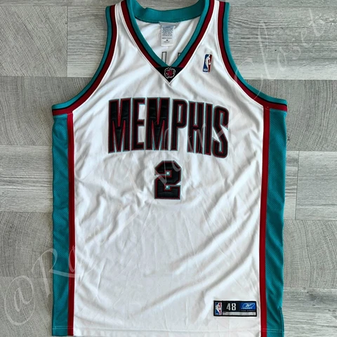 NBA JERSEY MEMPHIS GRIZZLIES JASON WILLIAMS REEBOK AUTHENTIC SZ 48 XL HOME WHITE Cover