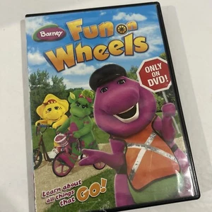 Barney And Pop Wheely Fun On Wheels Learn All Things That Go Dvd Round And Round - Imagen 1 de 3