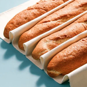 Thicked Bakers Couche Cotton Baguette Fermented Proofing Cloth for Dough Baking - Picture 1 of 13