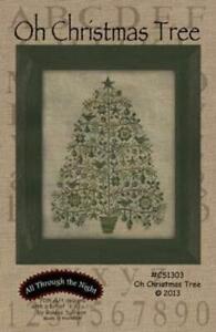 Oh Christmas Tree by All Through the Night cross stitch pattern